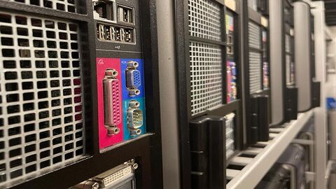 Serverschrank Ausschnitt